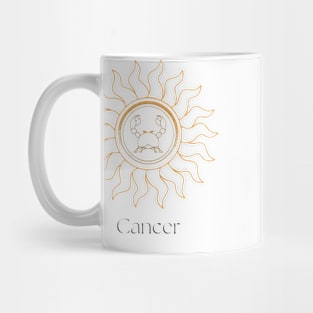 Cancer Zodiac Design Mug